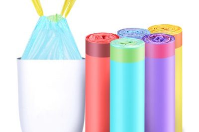 Biodegradable plastic drawstring garbage bags on roll (5)
