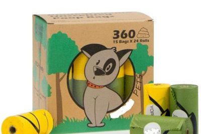 Compostable dog private label dog poop bag (4)