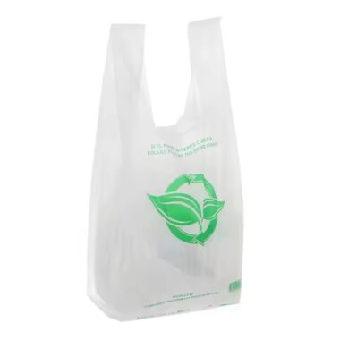Custom eco-friendly bio plastic shopping bag