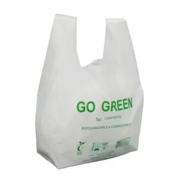 Custom eco-friendly bio plastic shopping bag