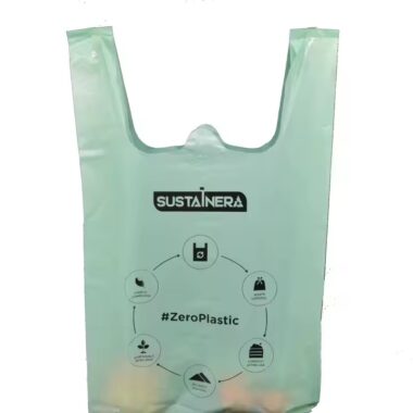Eco-friendly bio plastic bag for grocery store use