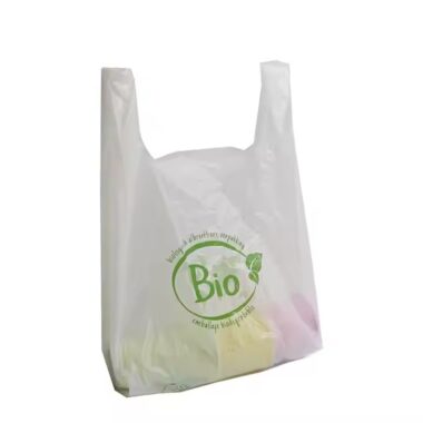 Eco-friendly bio plastic bag for grocery store use