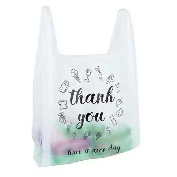 Eco-friendly bio plastic bag for grocery store use