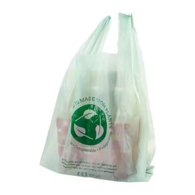 Eco-friendly bio plastic bag for grocery store use