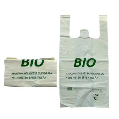Cornstarch biodegradable plastic bags for eco-friendly wholesale use