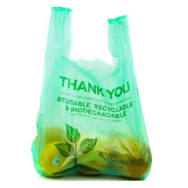 Cornstarch biodegradable plastic bags for eco-friendly wholesale use
