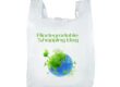 Wholesale biodegradable bio plastic bag with custom logo for grocery packaging