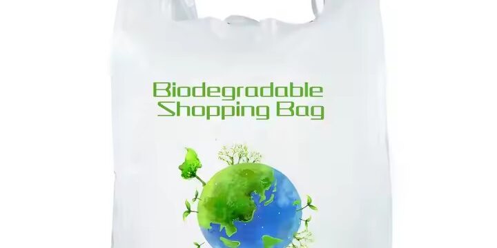 Custom Bio Plastic Shopping Bag for Supermarket Use (6) Wholesale biodegradable bio plastic bag with custom logo for grocery packaging