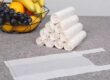 Custom printed biodegradable bio plastic shopping bags for grocery and retail use
