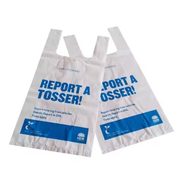Top-selling biodegradable T-shirt plastic bag for retail and grocery
