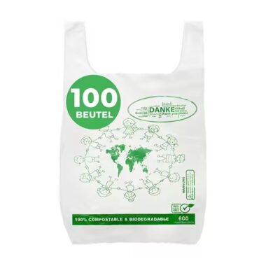 Top-selling biodegradable T-shirt plastic bag for retail and grocery