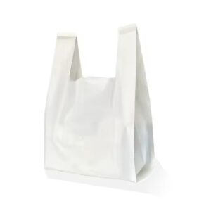 Custom Biodegradable T-Shirt Bags for Supermarkets