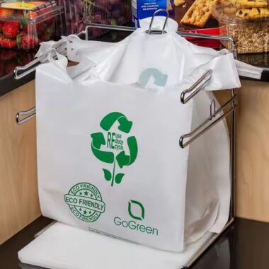 Custom printed 100% biodegradable plastic bag for retail and grocery