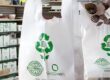 Custom printed 100% biodegradable plastic bag for retail and grocery