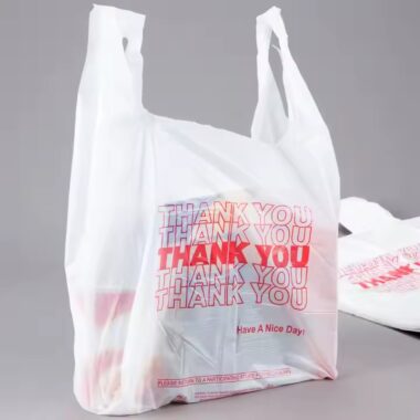 Custom printed 100% biodegradable plastic bag for retail and grocery