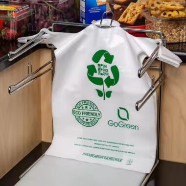 Custom printed 100% biodegradable plastic bag for retail and grocery