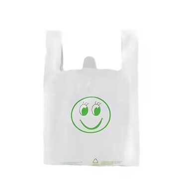 Custom size foldable biodegradable plastic shopping bag