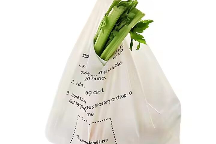 Custom size foldable biodegradable plastic shopping bag