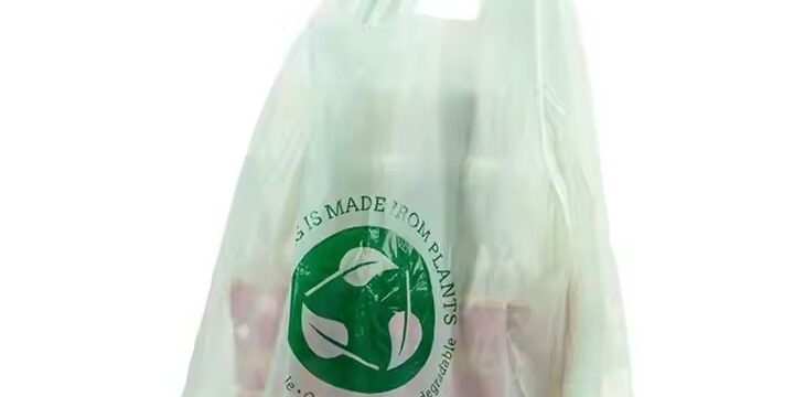 Compostable and biodegradable bio plastic bags with customized printing and eco-friendly materials