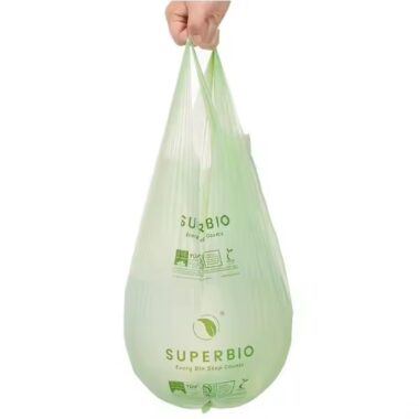 Compostable and biodegradable bio plastic bags with customized printing and eco-friendly materials