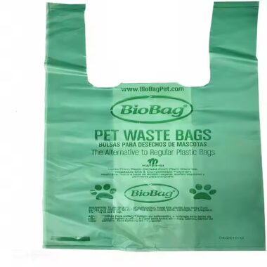 Reusable biodegradable shopping bag made from eco-friendly bio plastic
