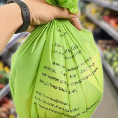 Top-selling biodegradable plastic bags with eco-friendly material