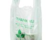 Biodegradable produce bag for supermarket fruits and vegetables