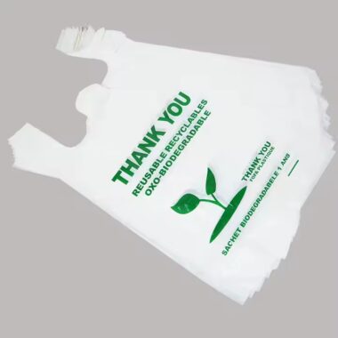 High-quality biodegradable plastic bag for retail and grocery use