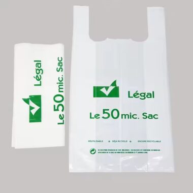 High-quality biodegradable plastic bag for retail and grocery use